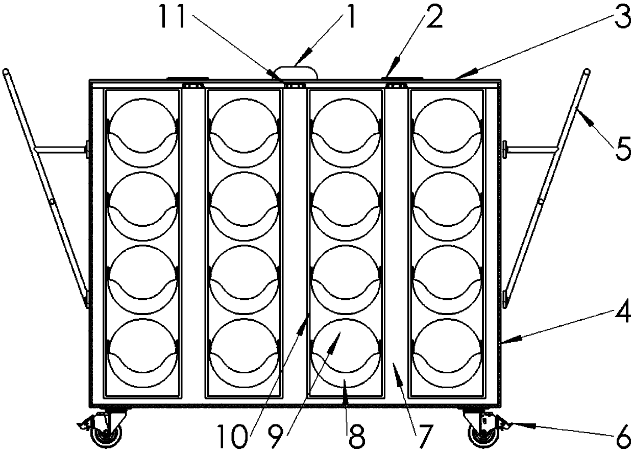 Ball collection device for basketball training