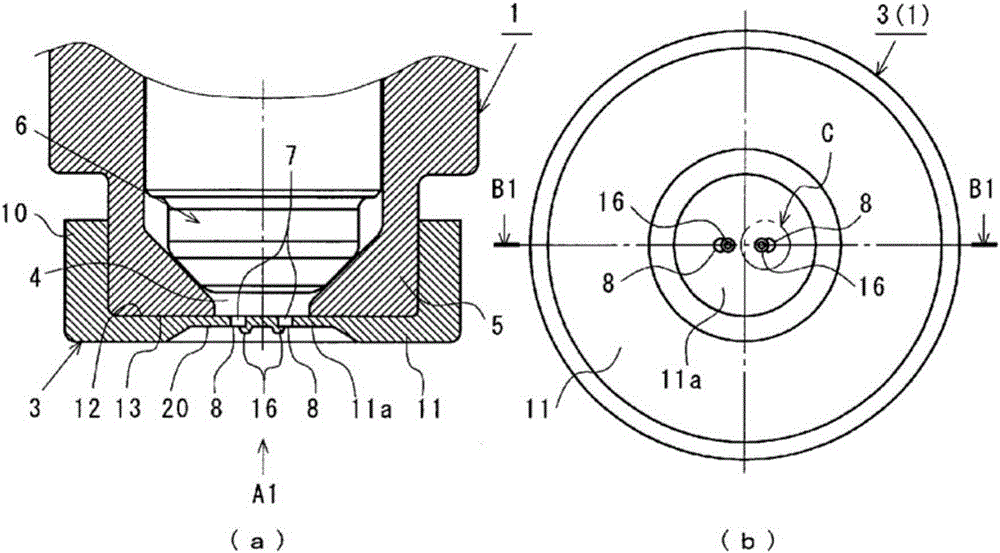 Fuel injector nozzle plate