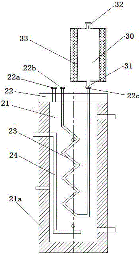 Stable small-flow liquid evaporation system and evaporation technology thereof