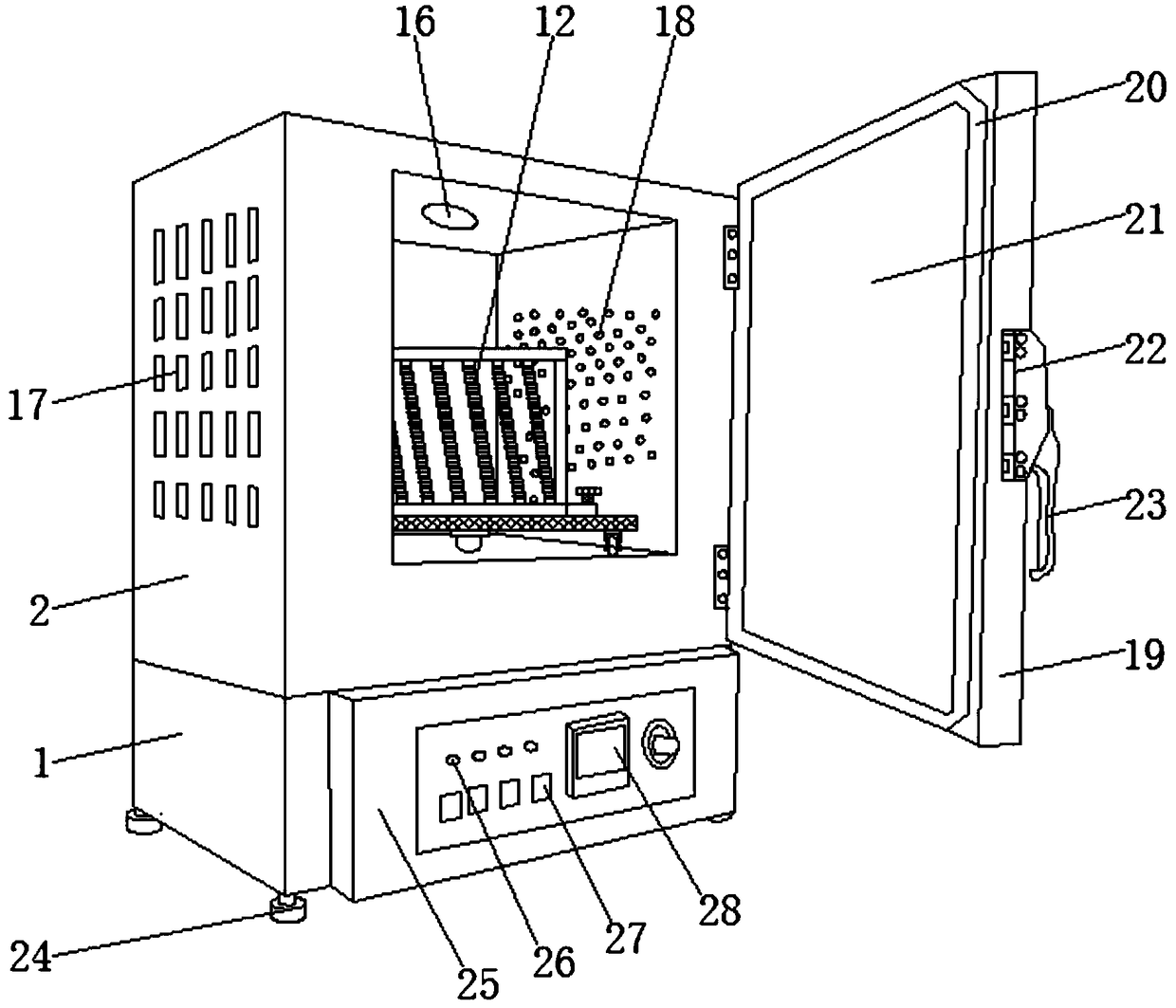 Universal optical module aging device