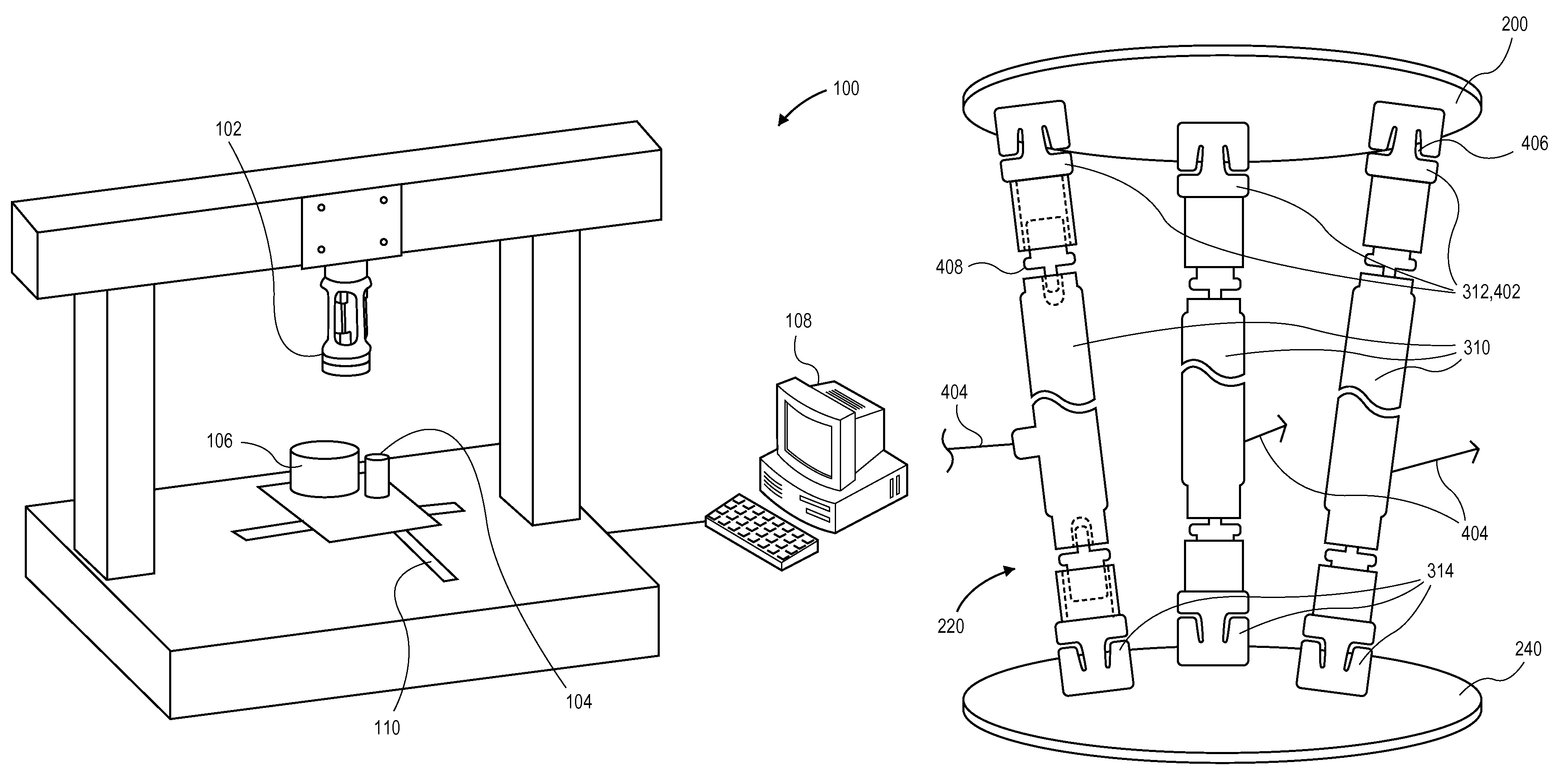 Mass transfer tool manipulator assembly