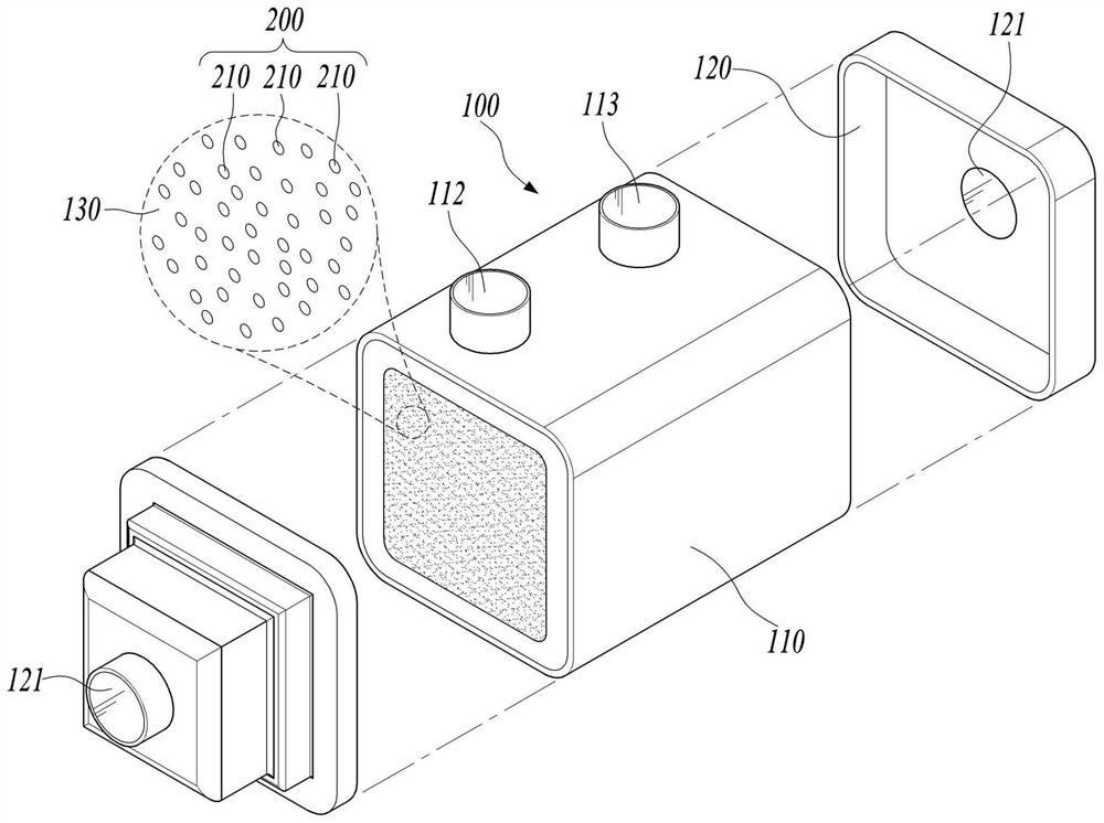 Membrane humidifier for fuel cell, comprising multi-channel hollow fiber membranes