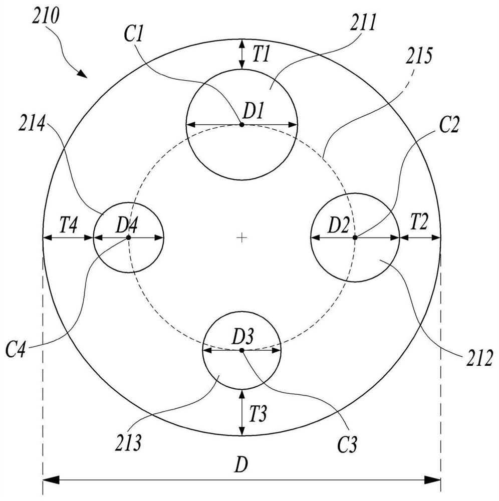 Membrane humidifier for fuel cell, comprising multi-channel hollow fiber membranes