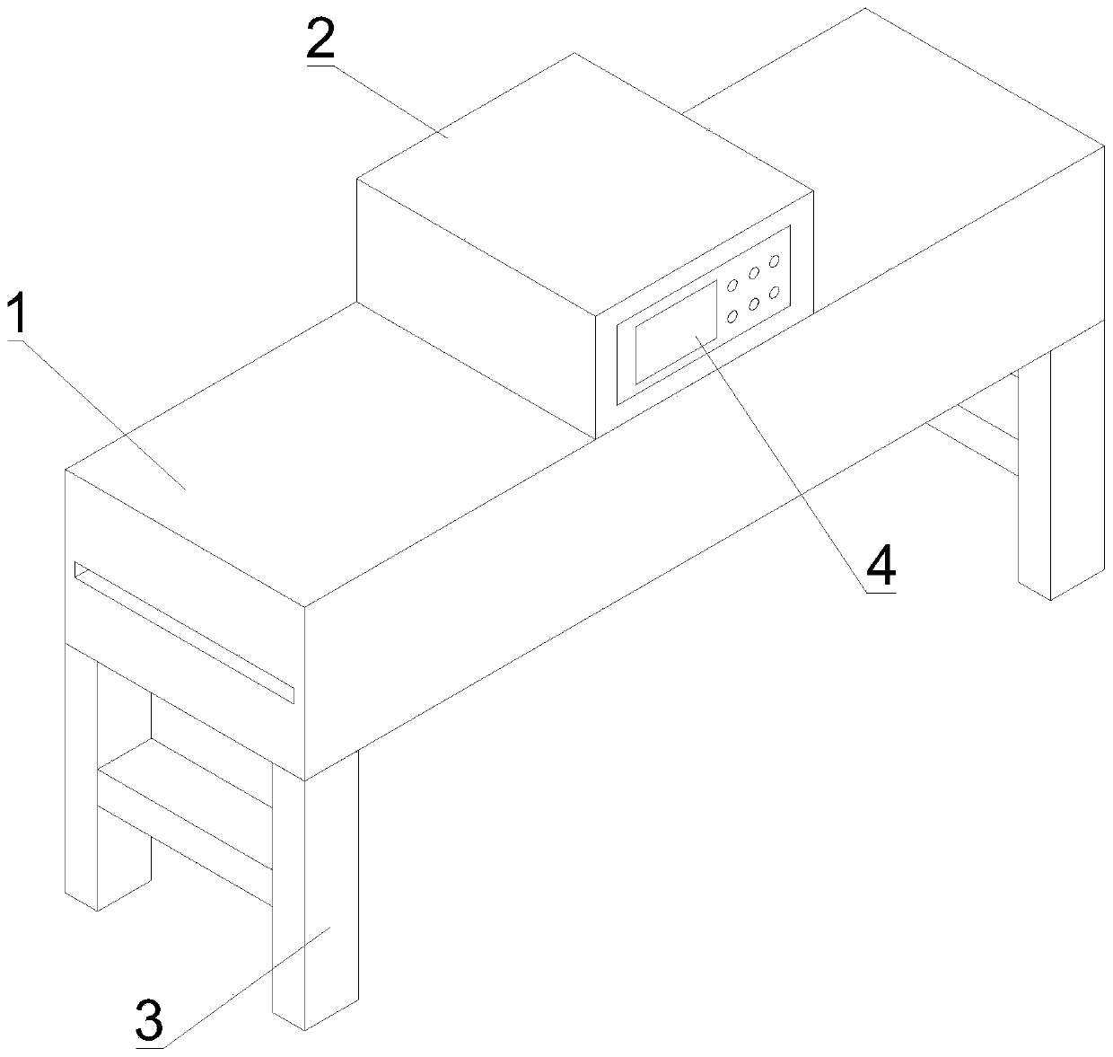 Drying and wrinkle removing integrated device for cotton yarn