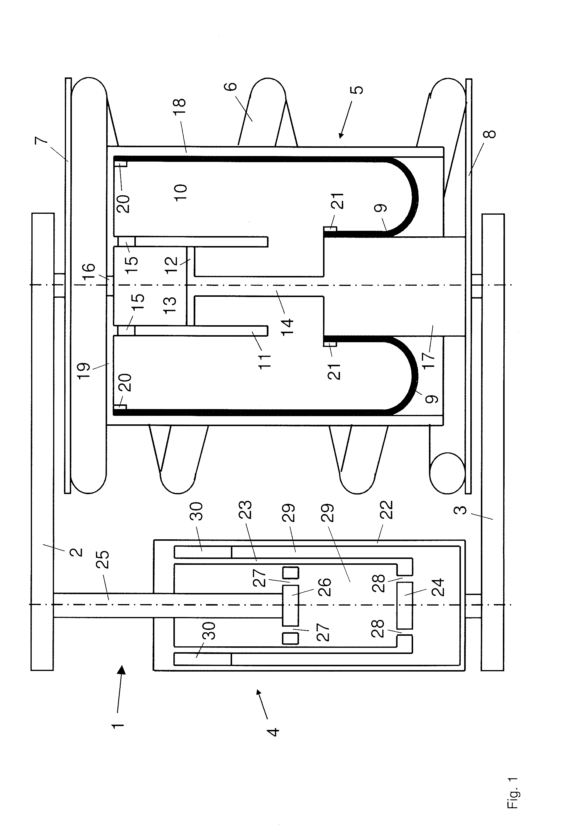 Height adjustment for vehicles with air spring and vibration damper