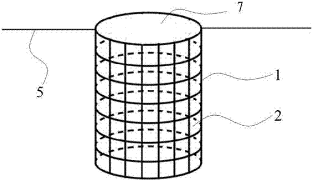 Open well and establishing method thereof