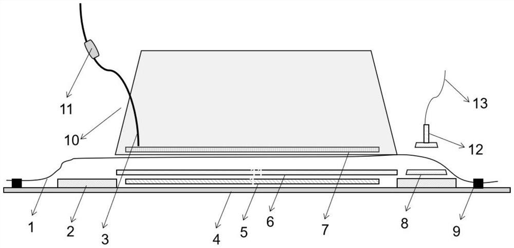 Self-adaptive portable microwave heating repair bag, manufacturing process and using method