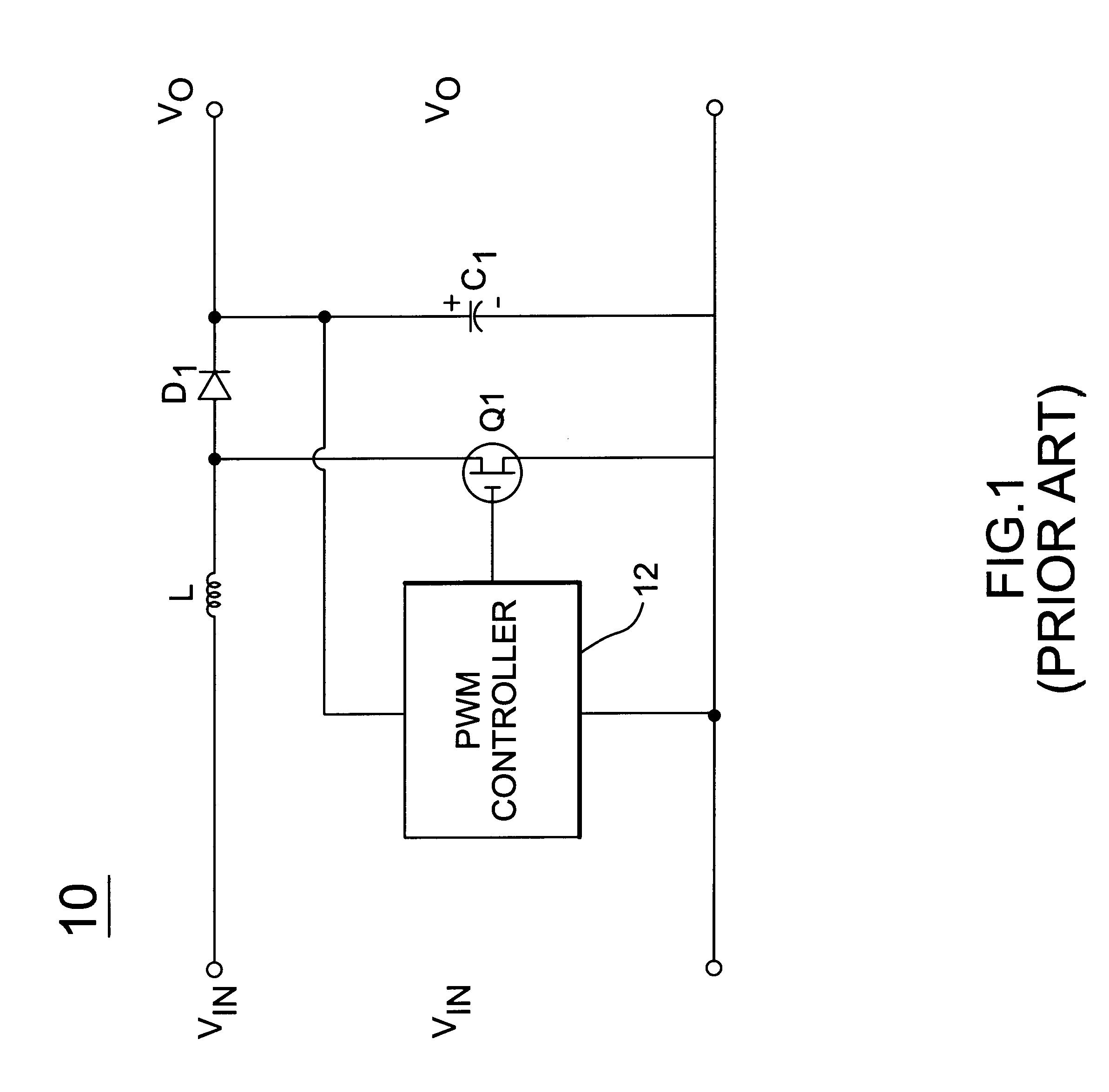 Protection circuit for a boost power converter