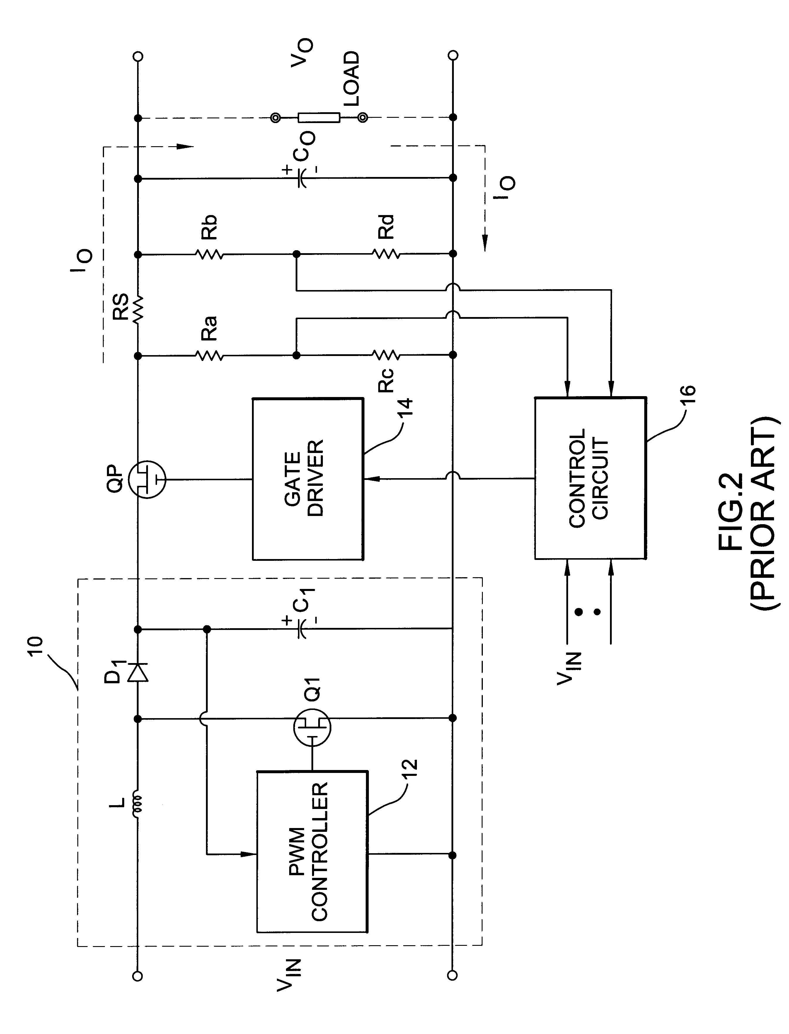 Protection circuit for a boost power converter