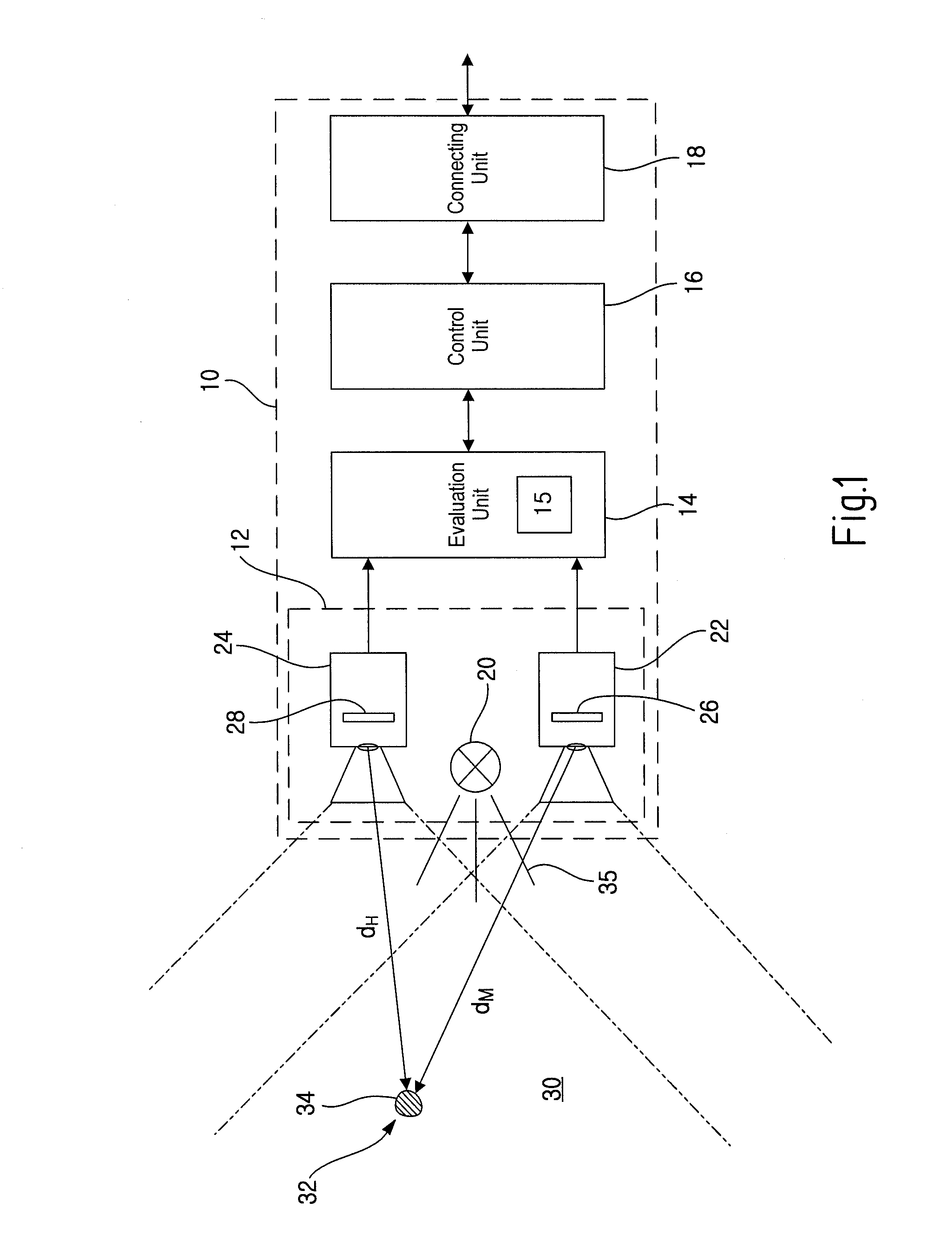 Apparatus and method for monitoring a spatial area, in particular for safeguarding a hazardous area of an automatically operated installation