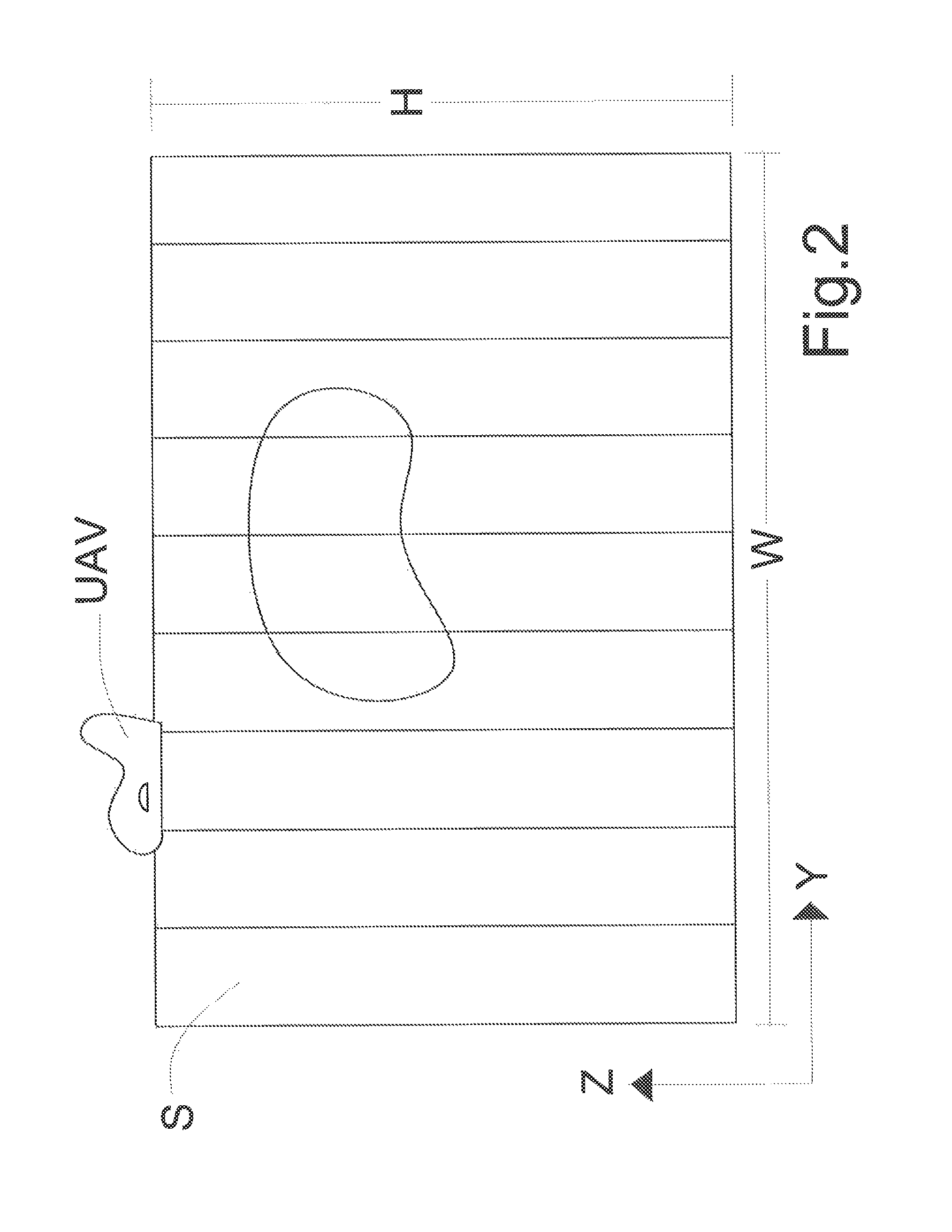 Method for monitoring fugitive gas emissions from the soil, via vertical concentration measurements