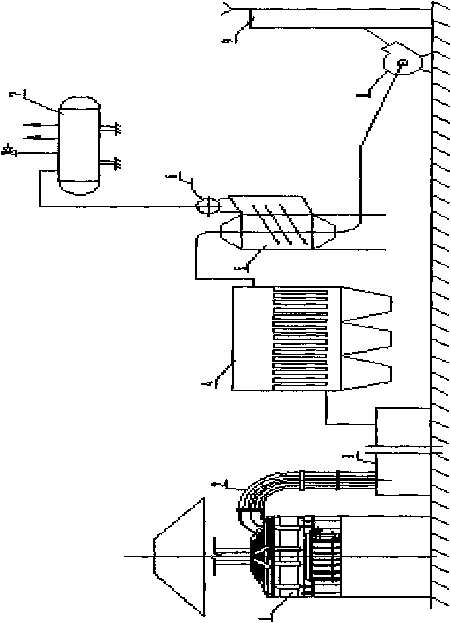 Metallurgical furnace dedusting waste heat recovery machine and method