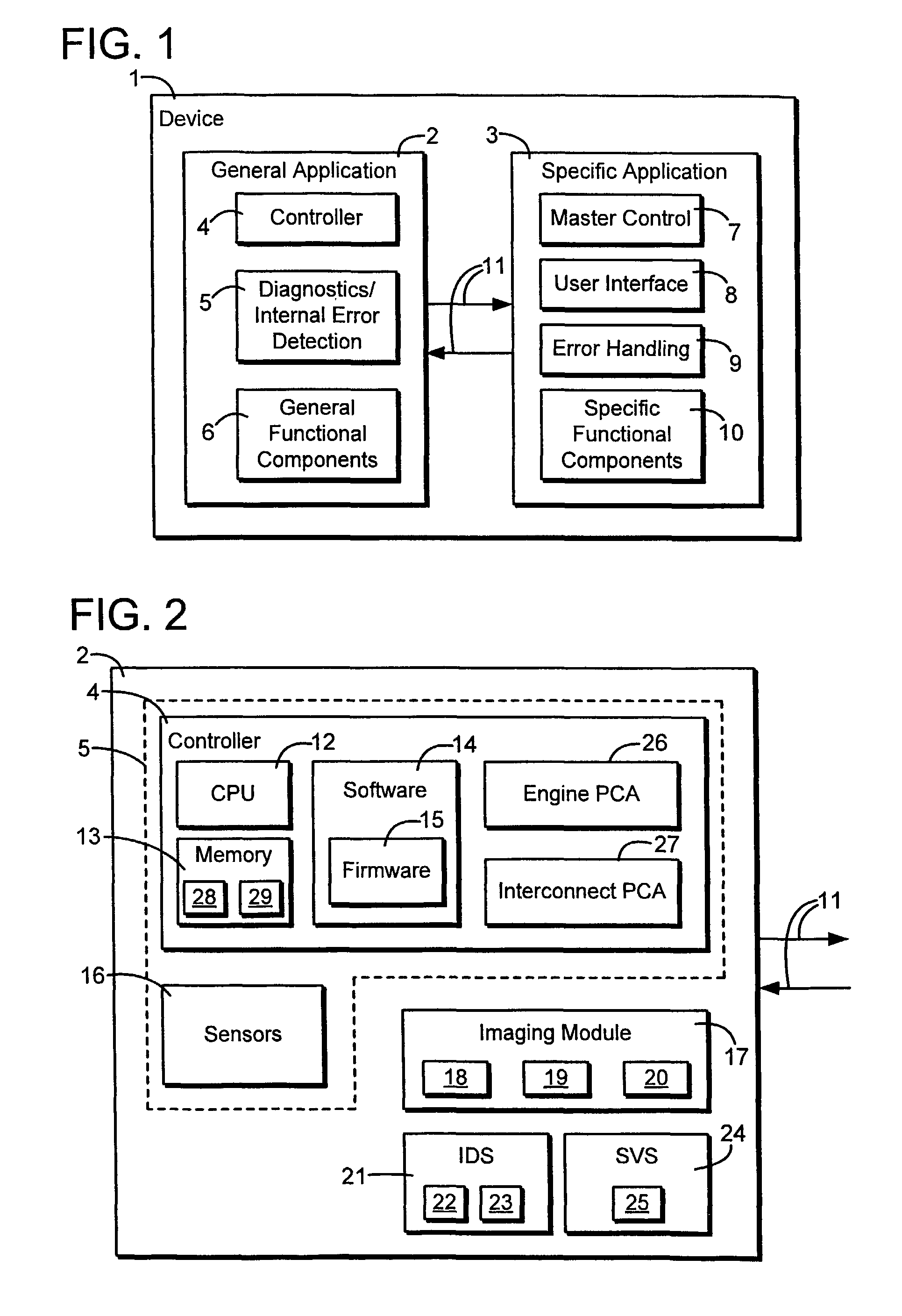 System and method of reporting error codes in an electronically controlled device