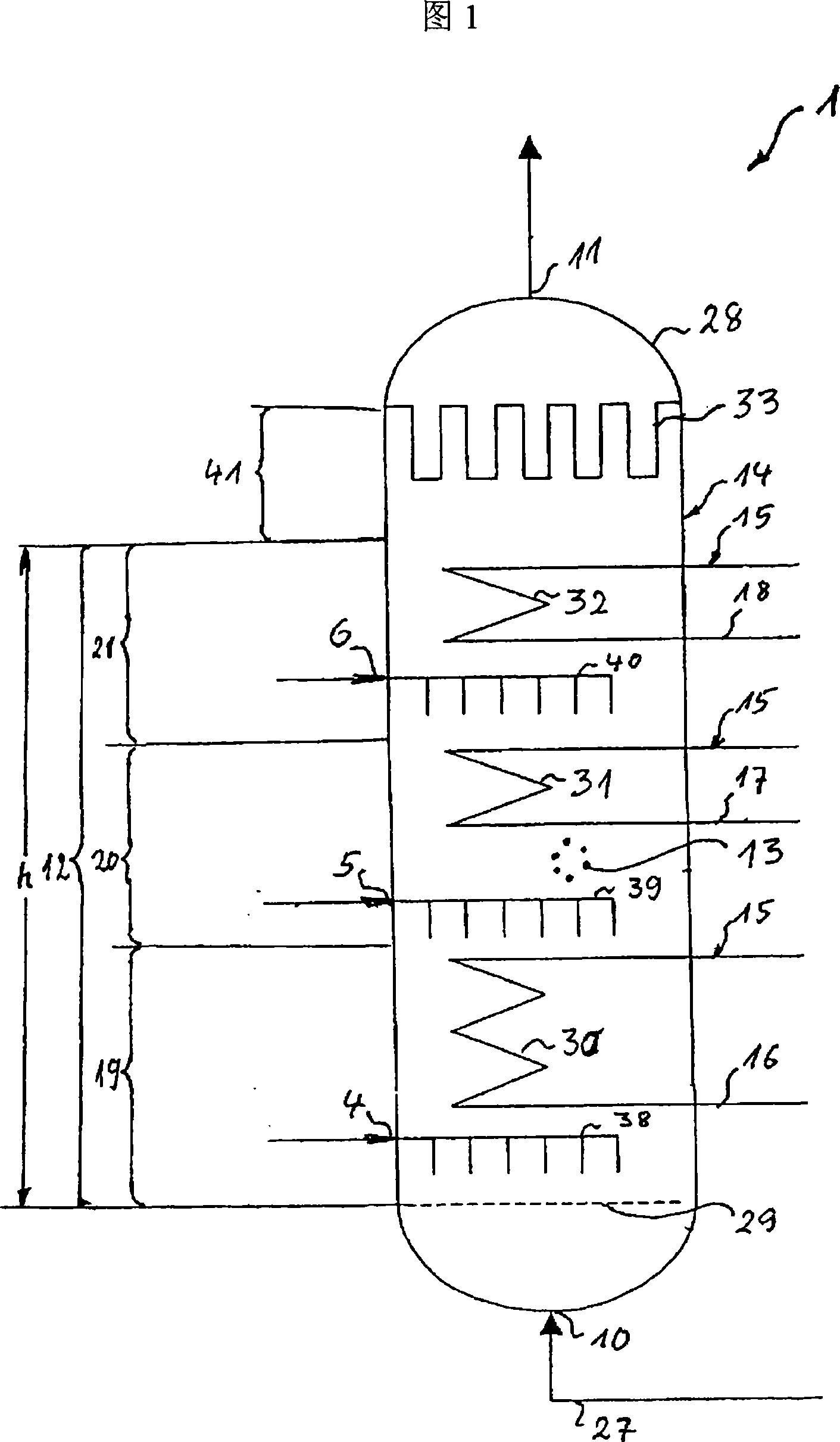 Oxychlorination device and method