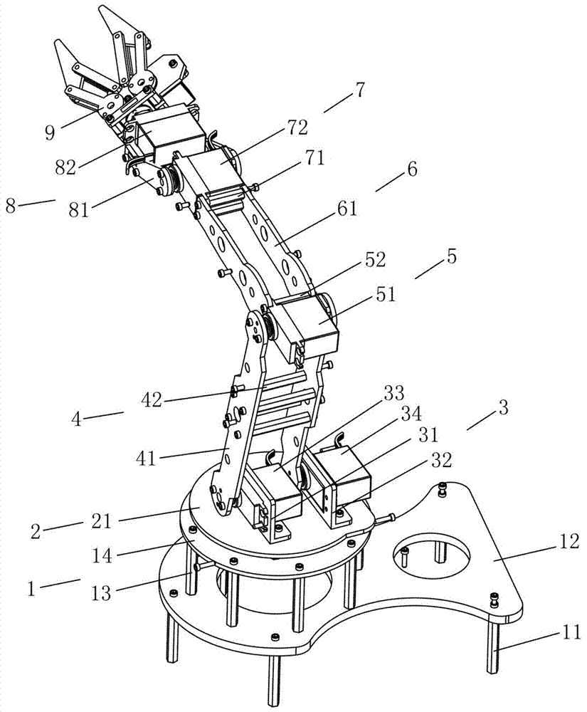 Novel five-degree-of-freedom manipulator