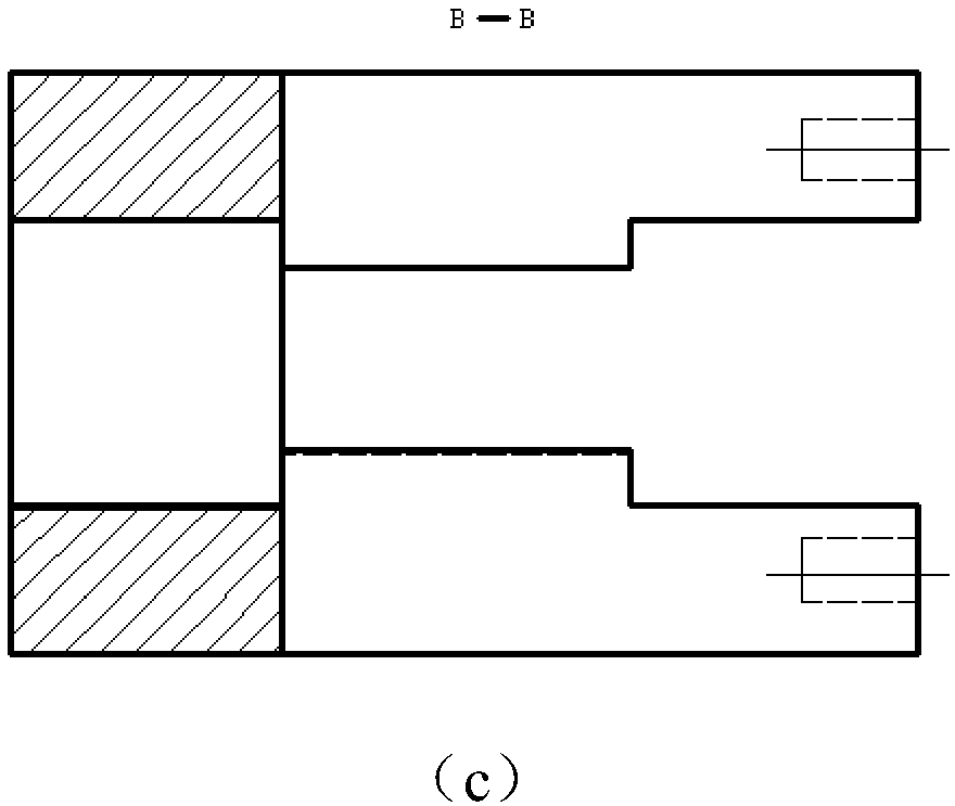 Subcaliber shot launching and separating device