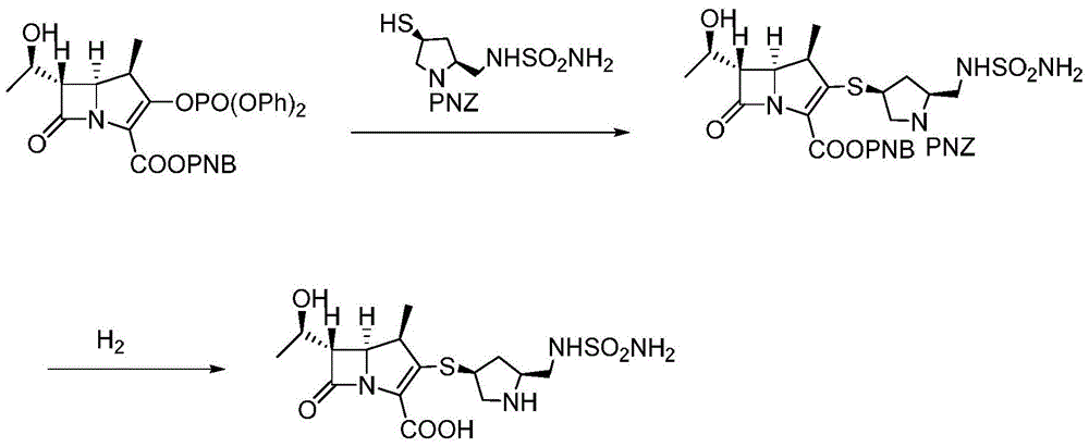 A kind of preparation method of high-purity doripenem