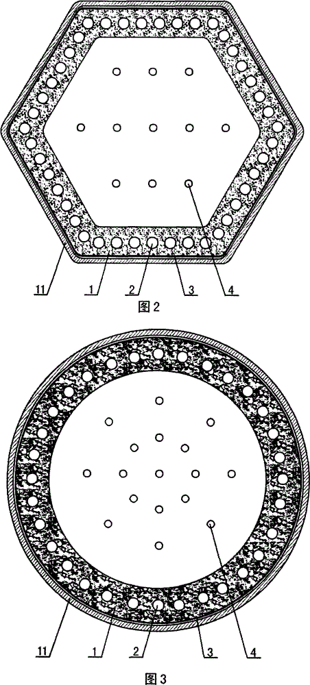 A kind of compact straw slow-release fertilizer planter with woven bag load-bearing container