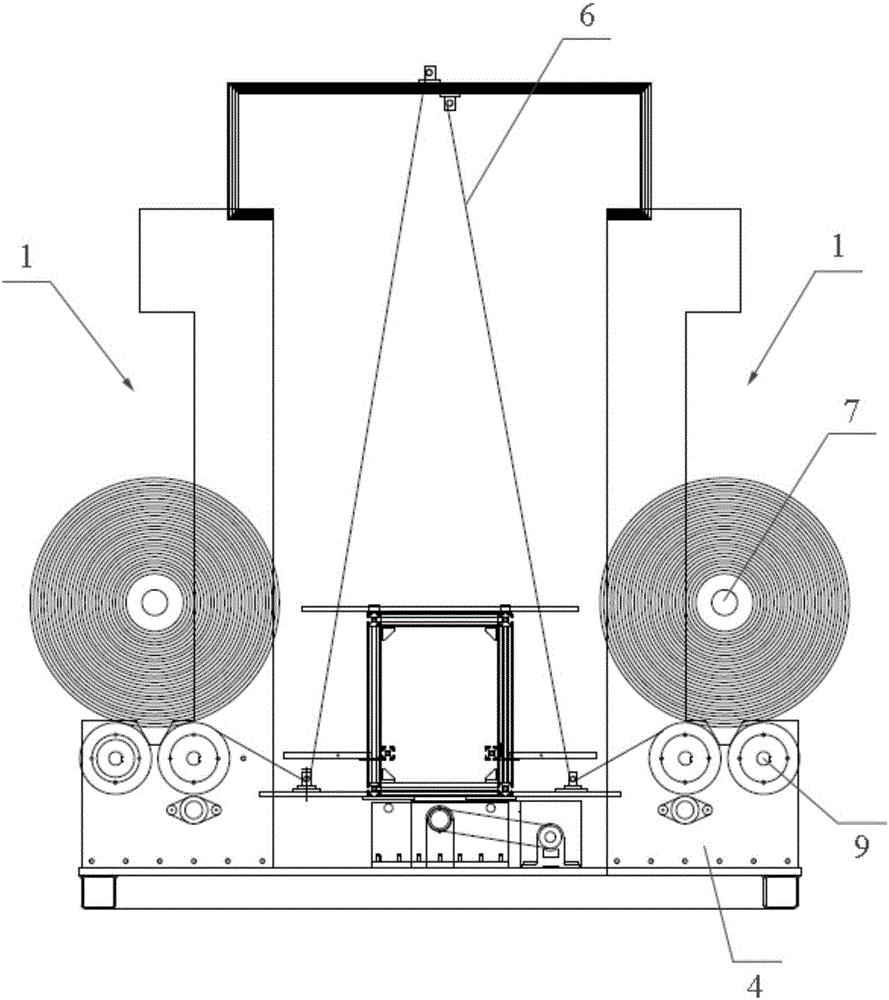 Spiral winding device