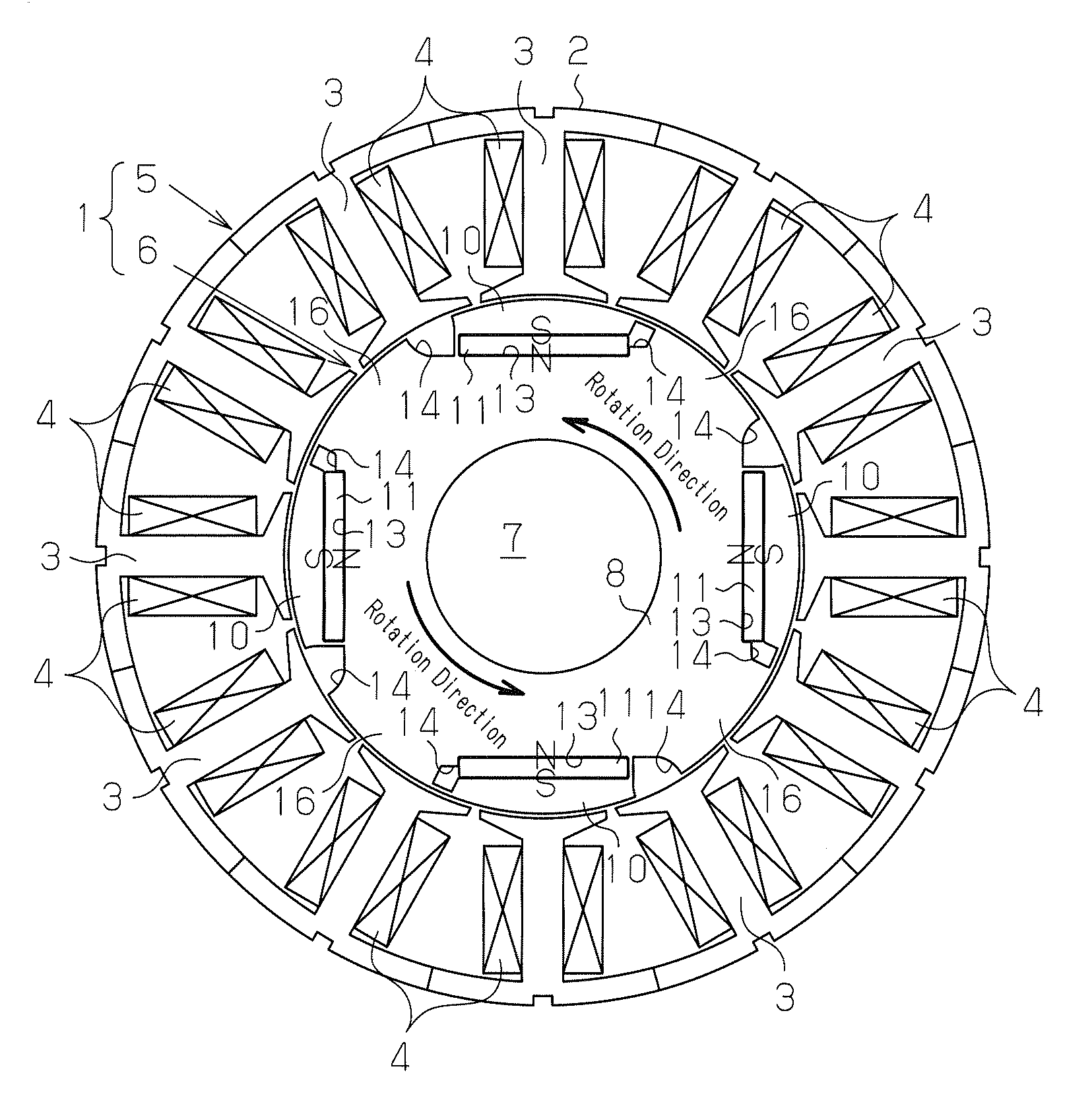 Brushless motor