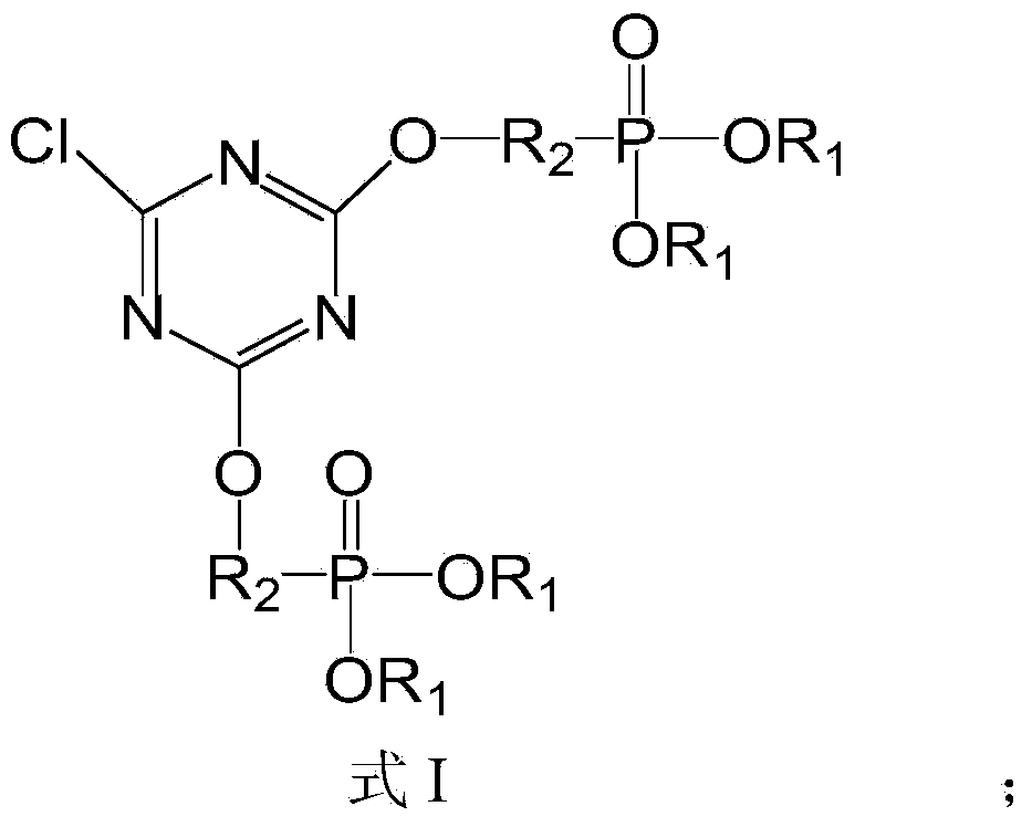 Symtriazine-type flame retardant, preparation method and application of symtriazine-type flame retardant