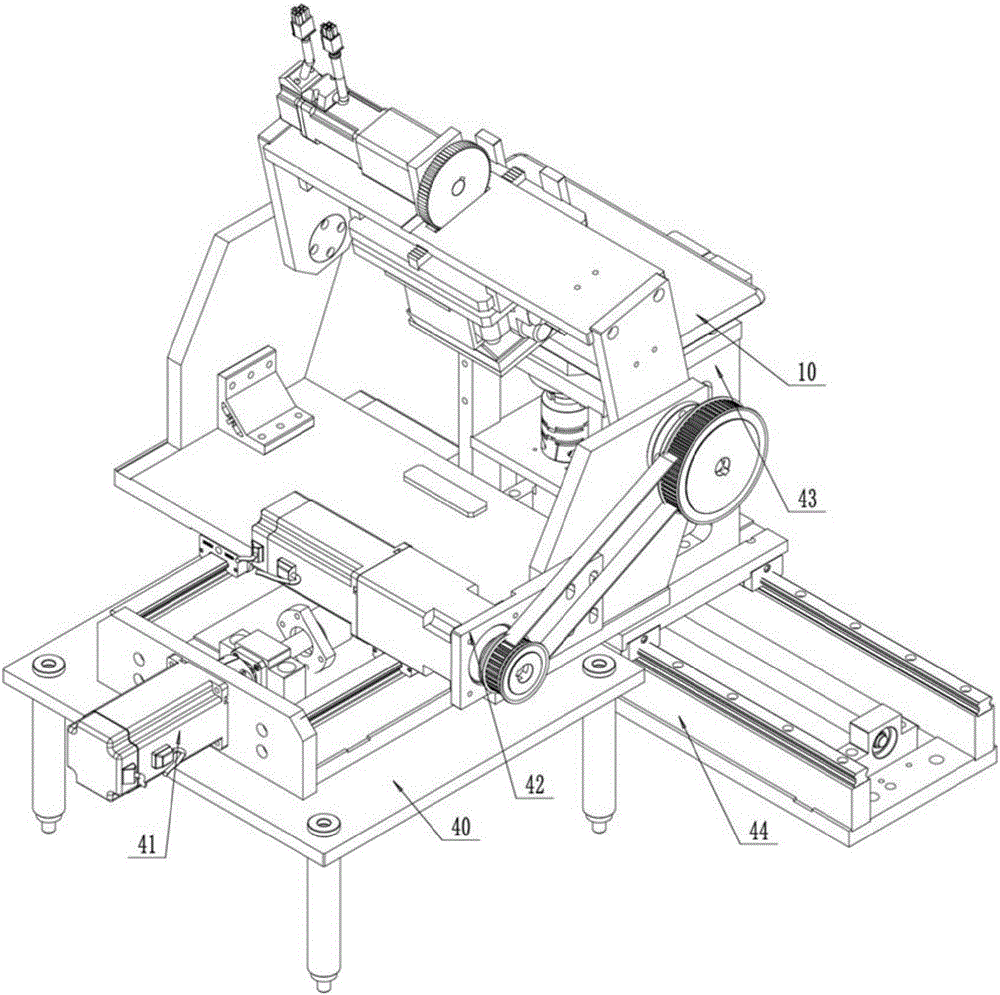 Intelligent platy metal workpiece trimmer assembly for core component surface strengthening