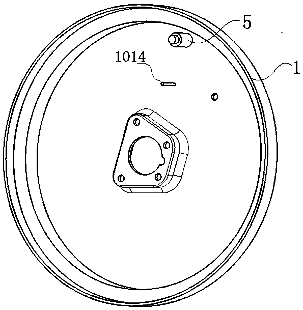 Drum brake device for small aircraft and working method