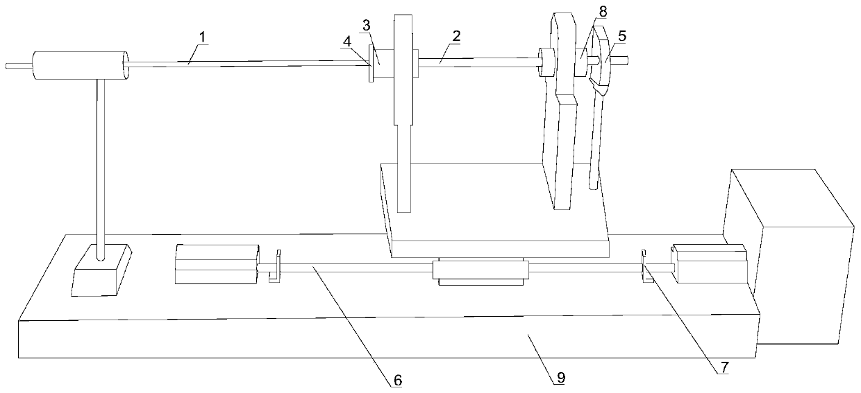 Blood vessel interventional operation training system based on movement scaling