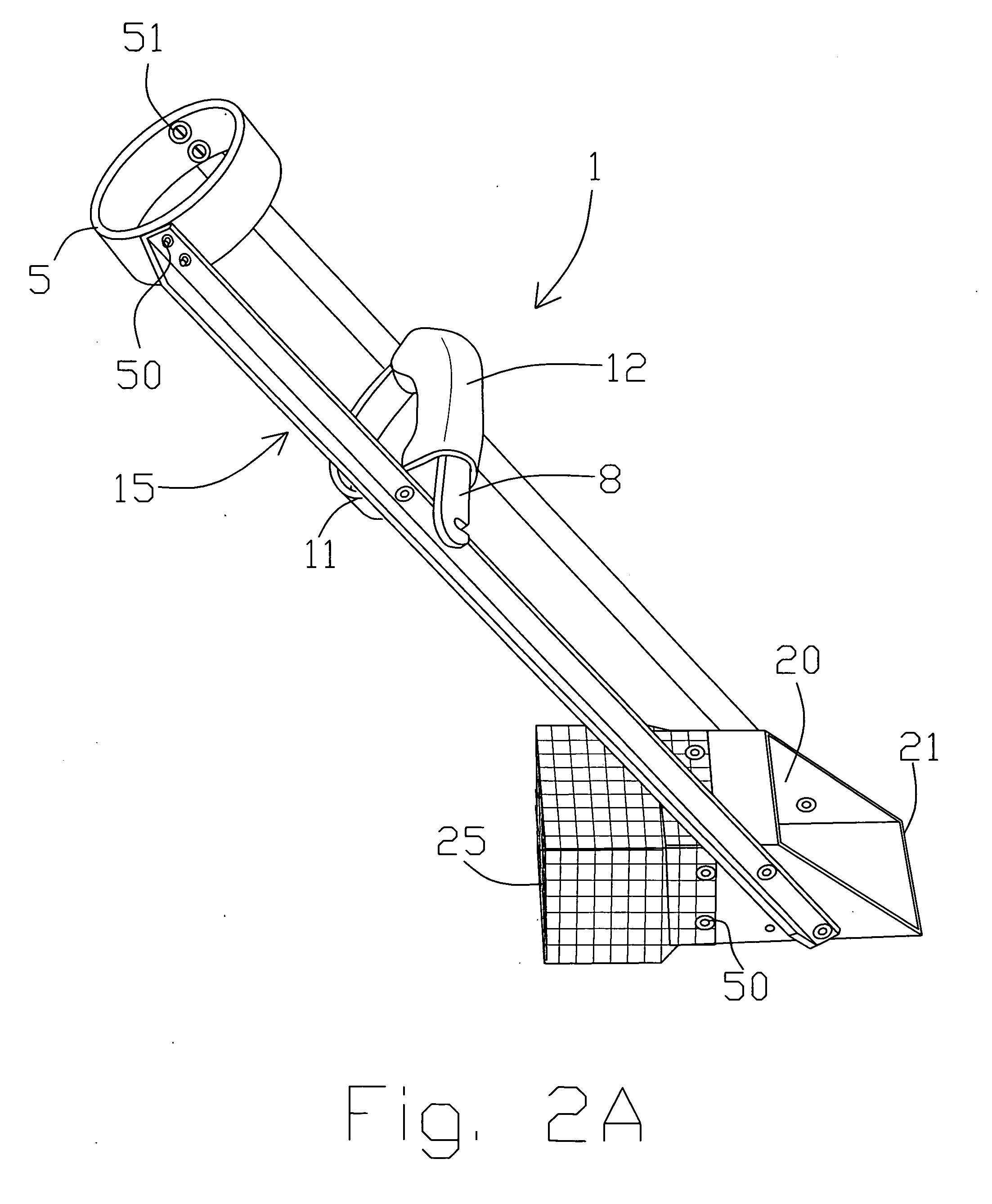 Digger sifter with ergonomic handle