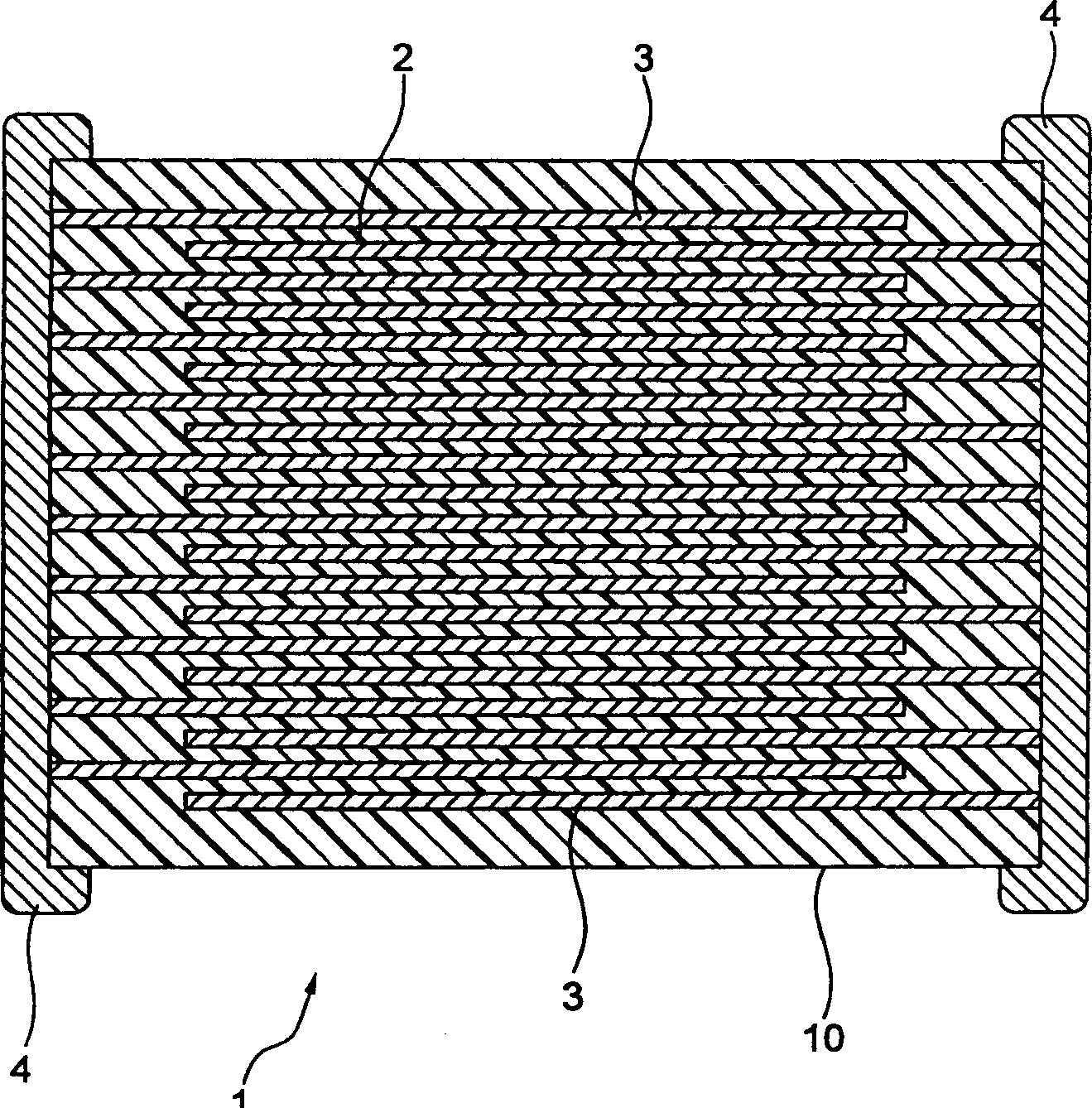 Process for producing dielectric ceramic composition