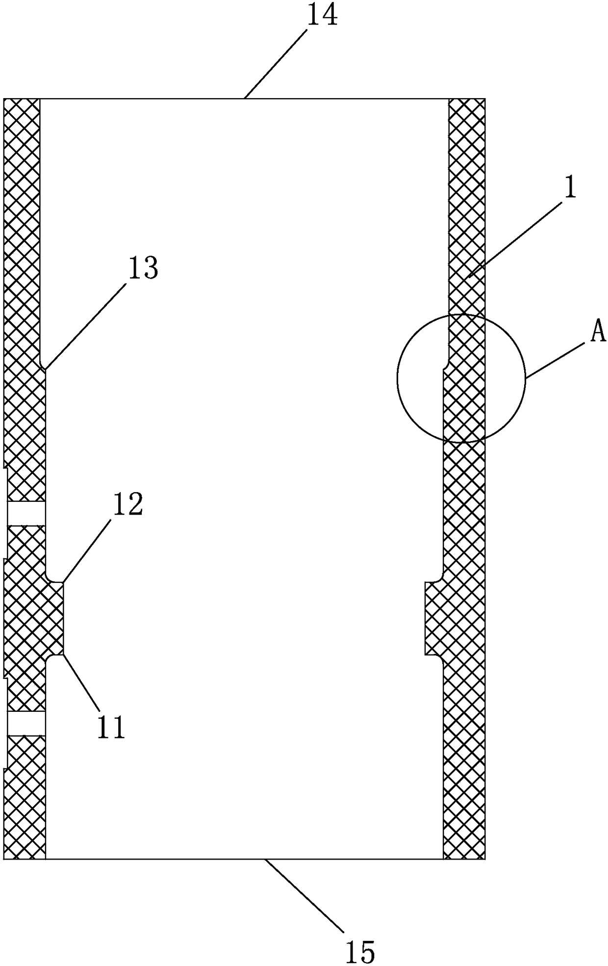 Collector porcelain cylinder on multi-stage depressurization collector and collector including the same