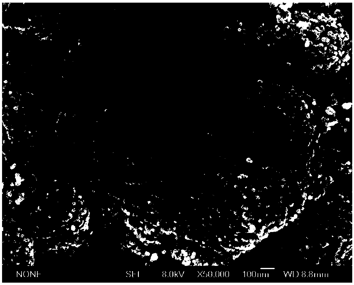 Preparation method of self-supporting nanometer porous silver electrode