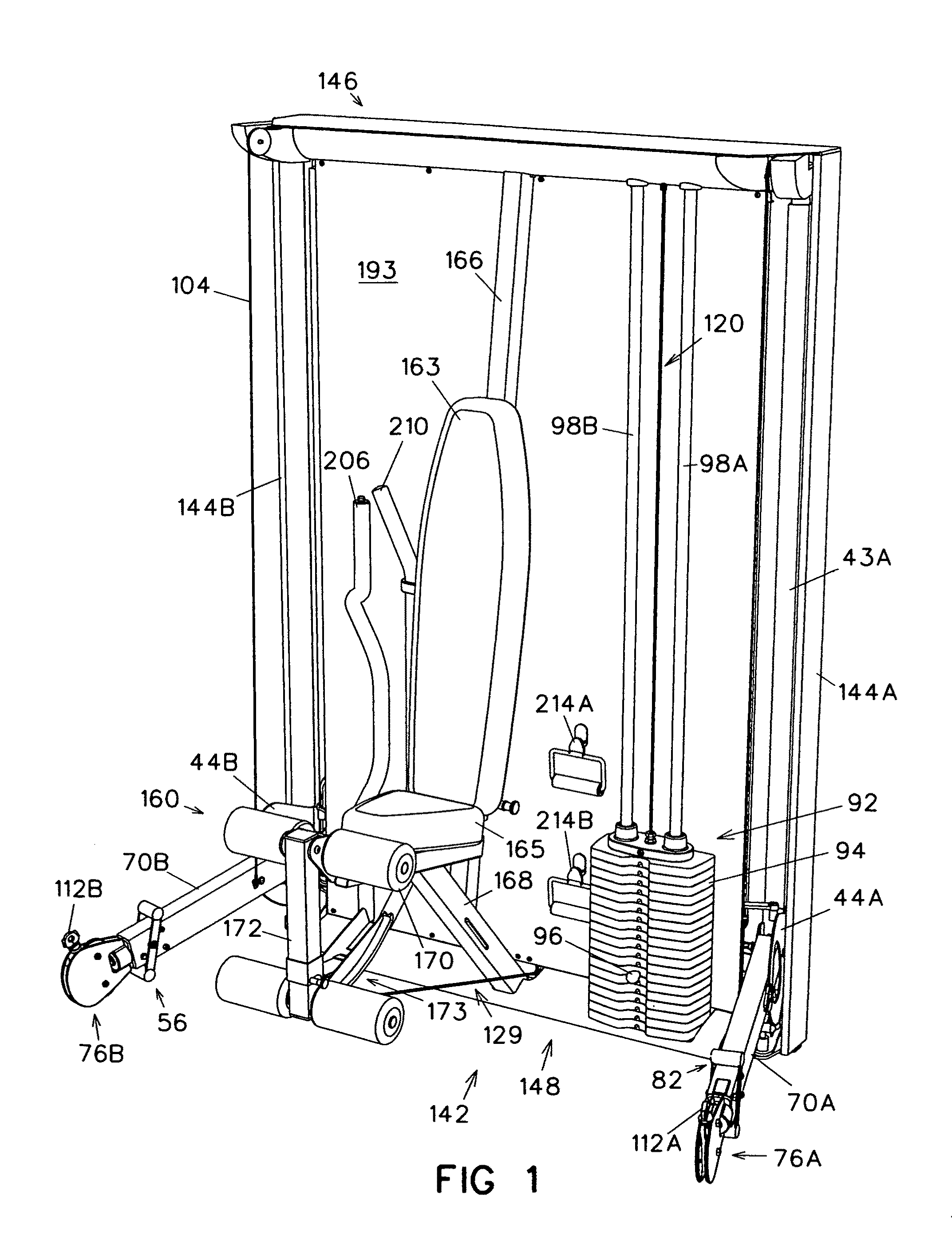 Compact multi-function exercise apparatus