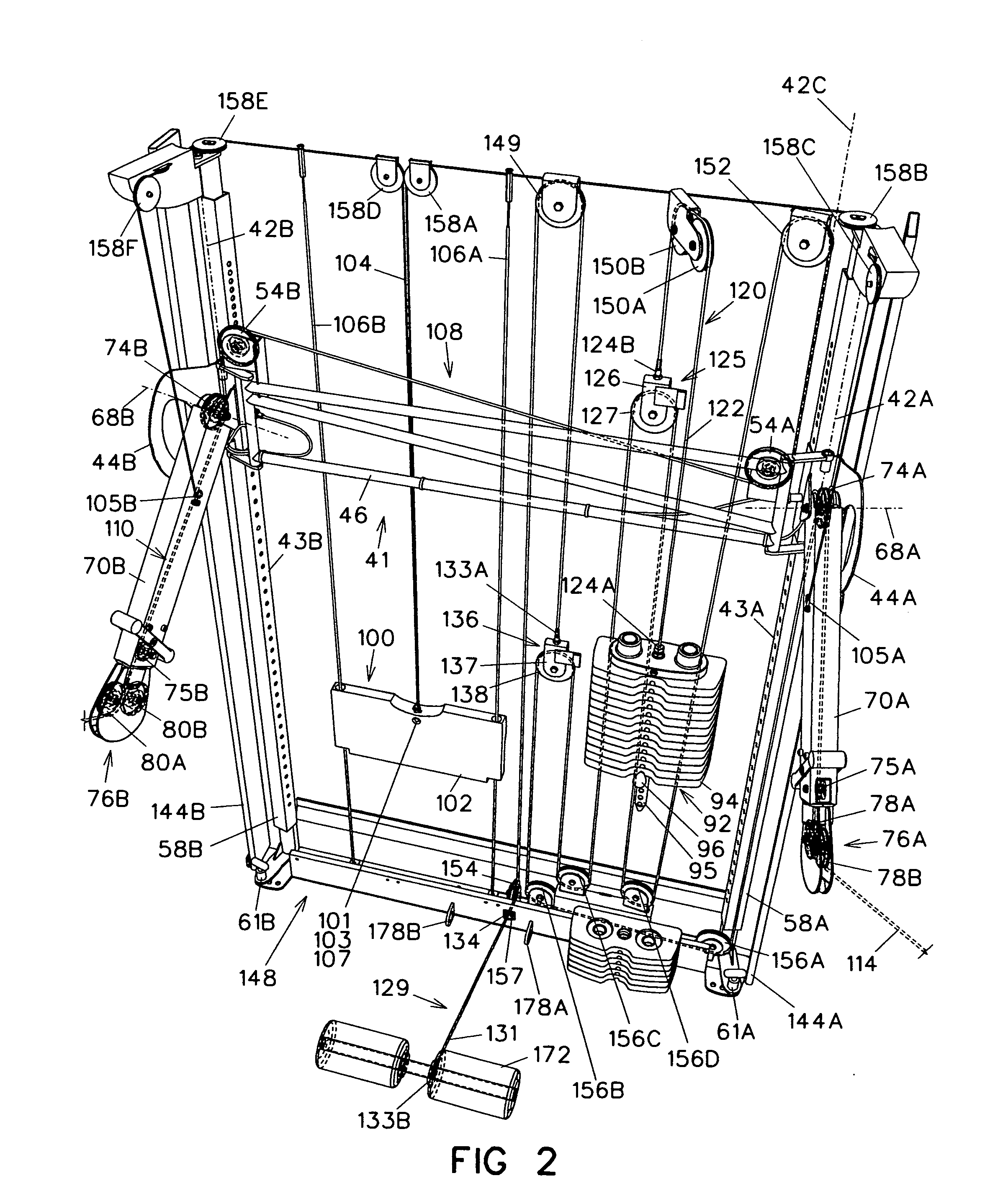 Compact multi-function exercise apparatus