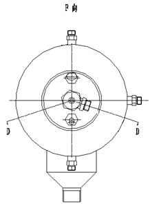 Supplementary combustion type supercritical pressure gas-liquid two-phase fuel generator combustion chamber