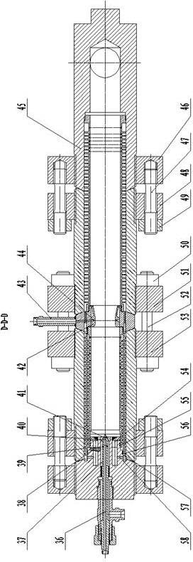 Supplementary combustion type supercritical pressure gas-liquid two-phase fuel generator combustion chamber