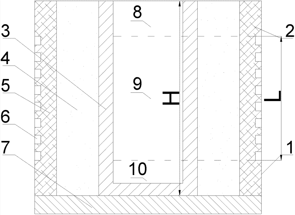 Installation structure of electric furnace induction coil for fluoride salt production