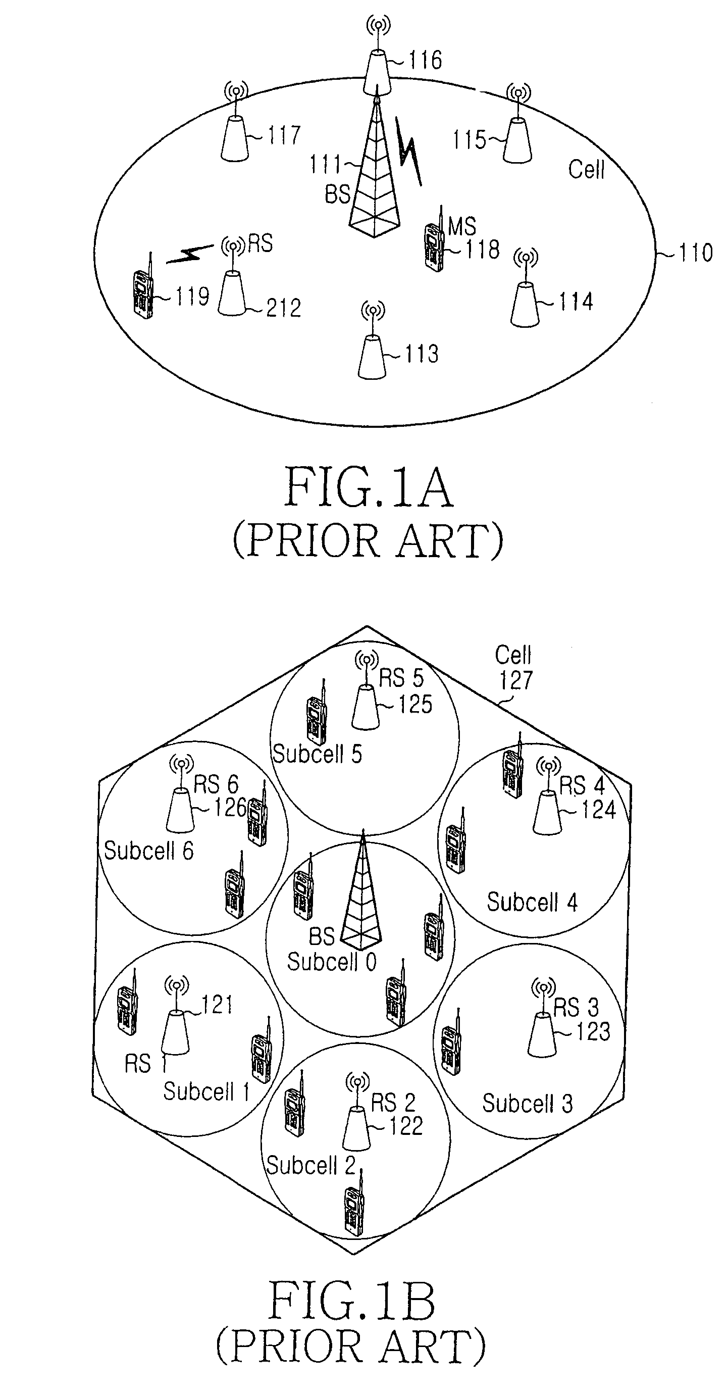 Scheduling method in a cellular system using wired relay station