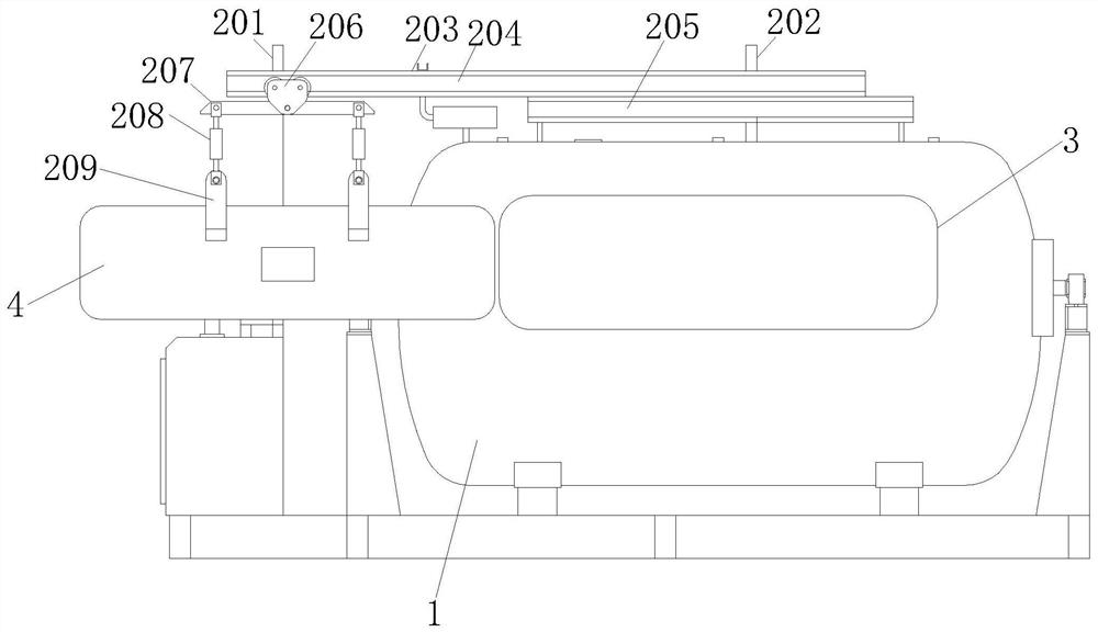 Novel door structure of high-temperature pressure dyeing machine