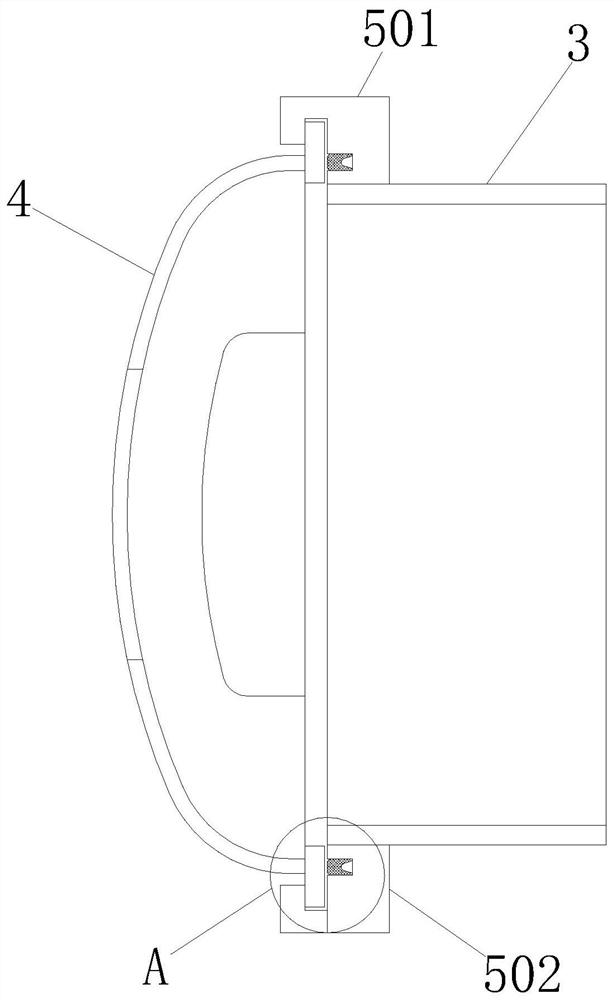 Novel door structure of high-temperature pressure dyeing machine