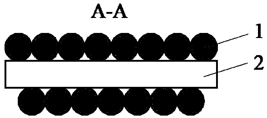 Method for constructing metal-based surface with alternate hydrophilic and hydrophobic strips