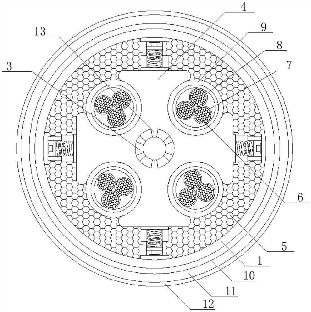 Compression and heat resistant practical wire cable