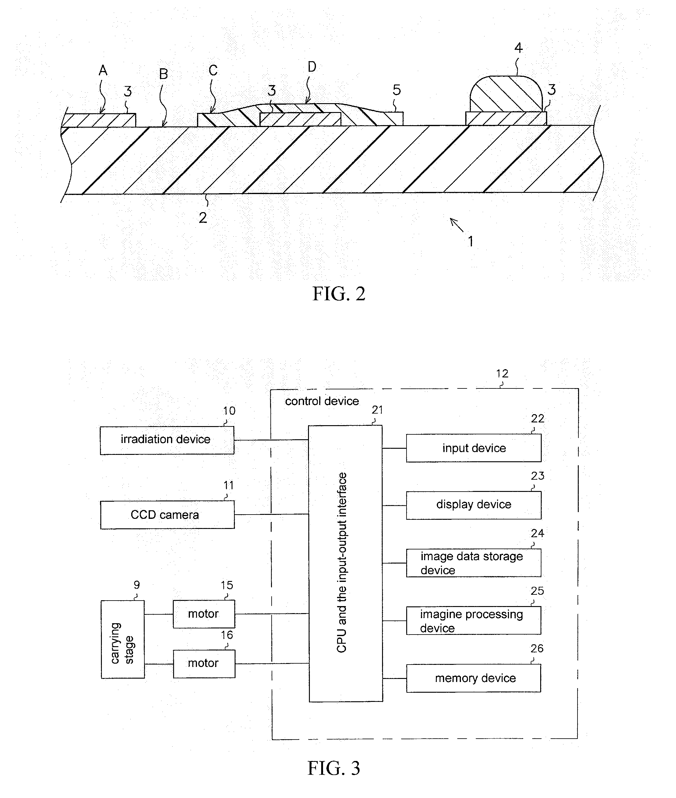 Three-dimensional measuring device and board inspection device