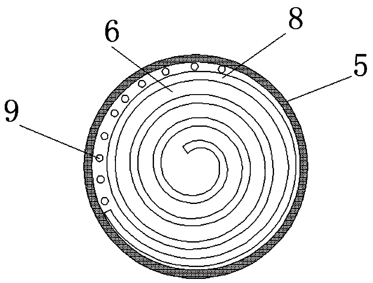 Dry-wet spiral screening machine