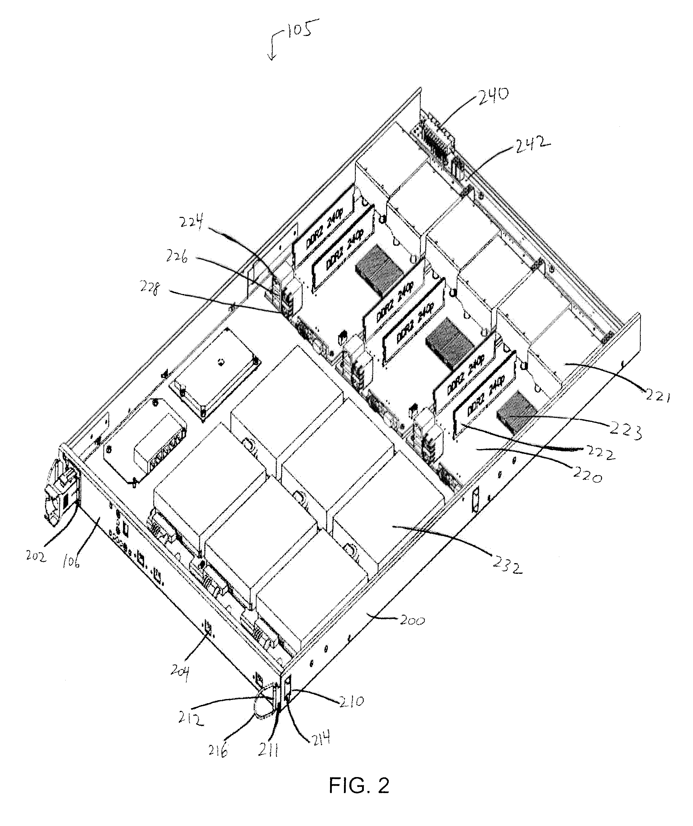 Apparatus and Method for Power Distribution to and Cooling of Computer Components on Trays in a Cabinet