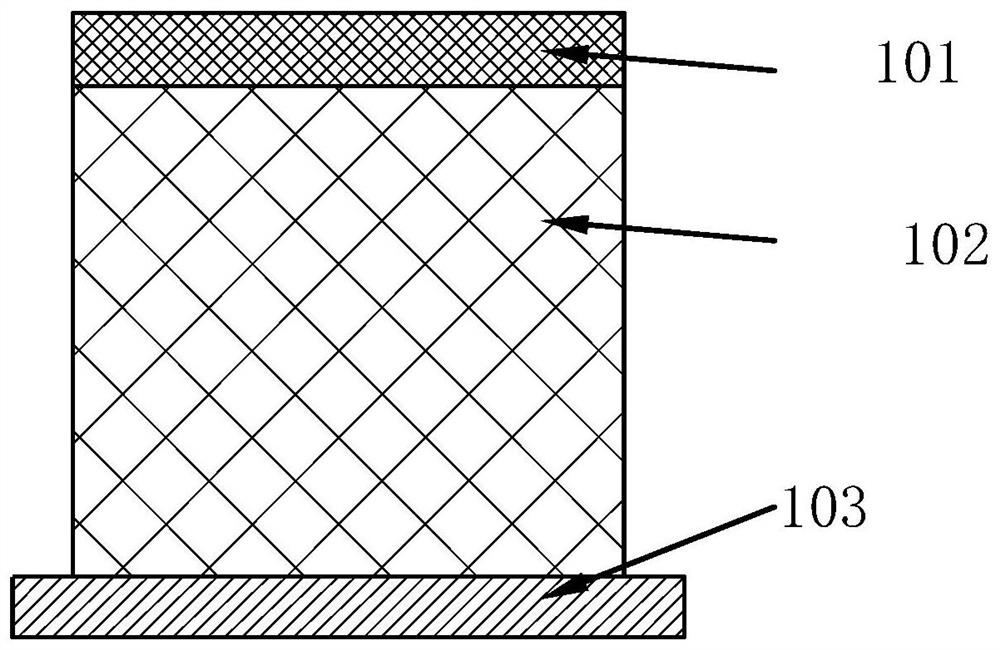 Device for measuring dynamic elasticity modulus of soft deadening felt