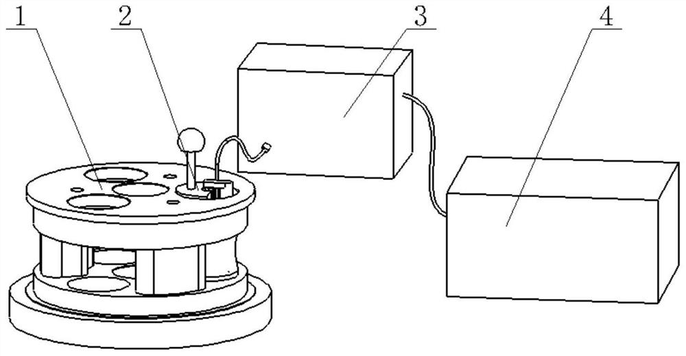 RV reducer planet carrier clamping ring groove machining precision measuring system and method