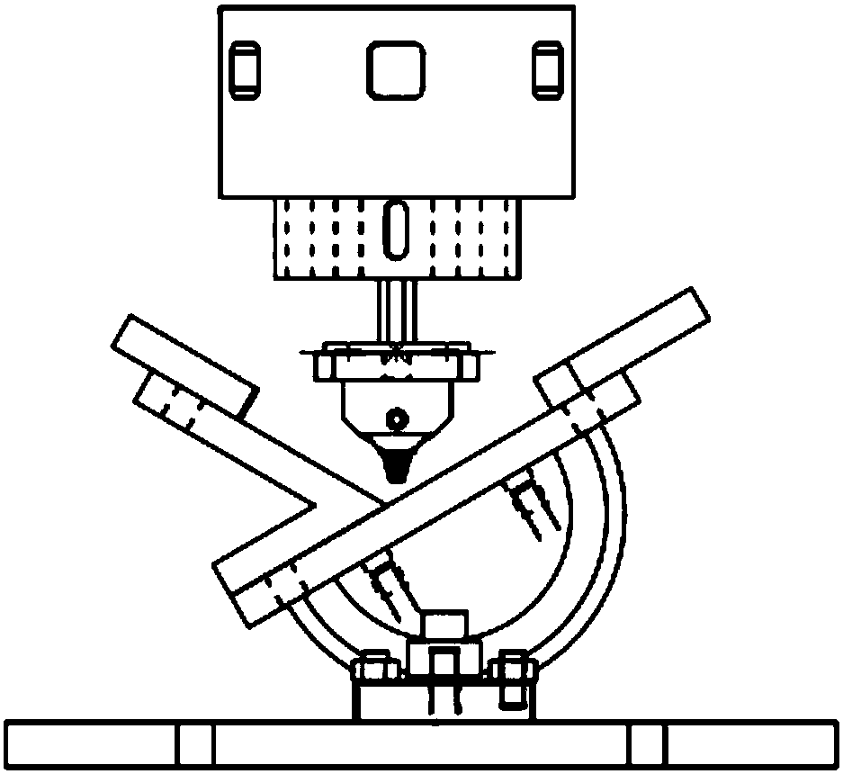 Stationary shoulder friction stir welding device and method for variable-angle fillet joints