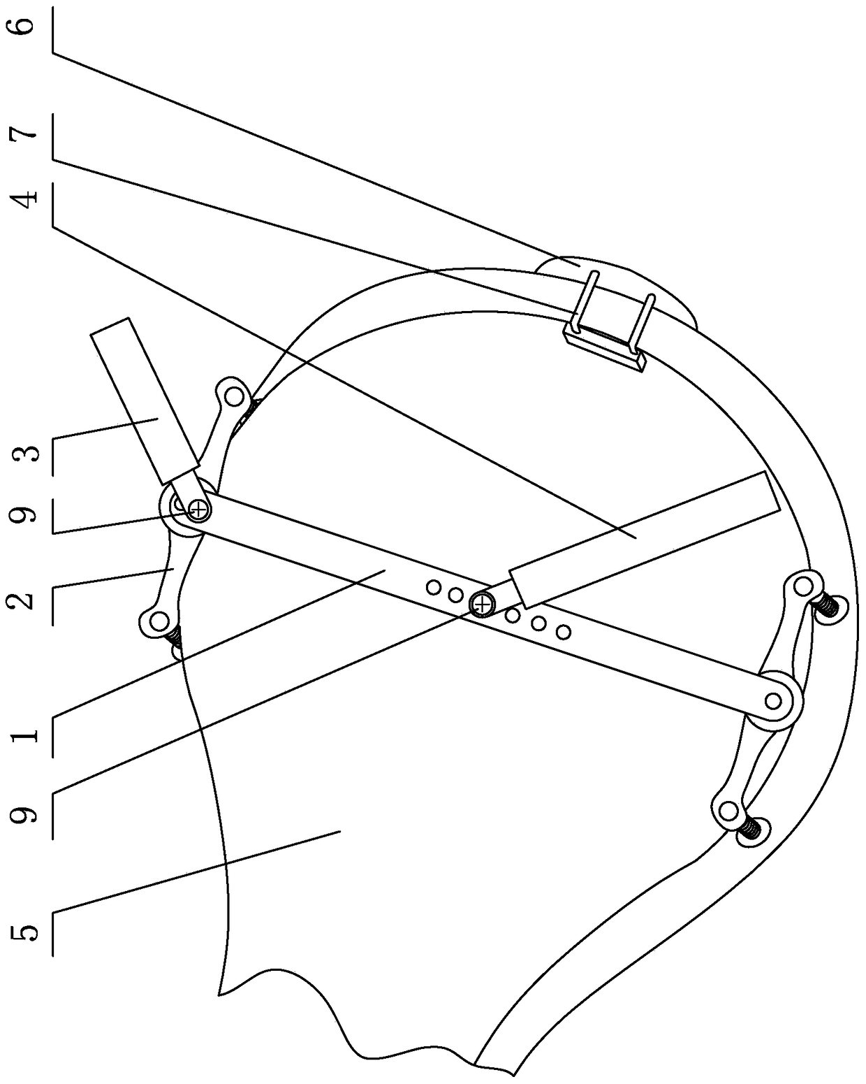 A violin holding aid composed of a cheek clip and a shoulder hanger