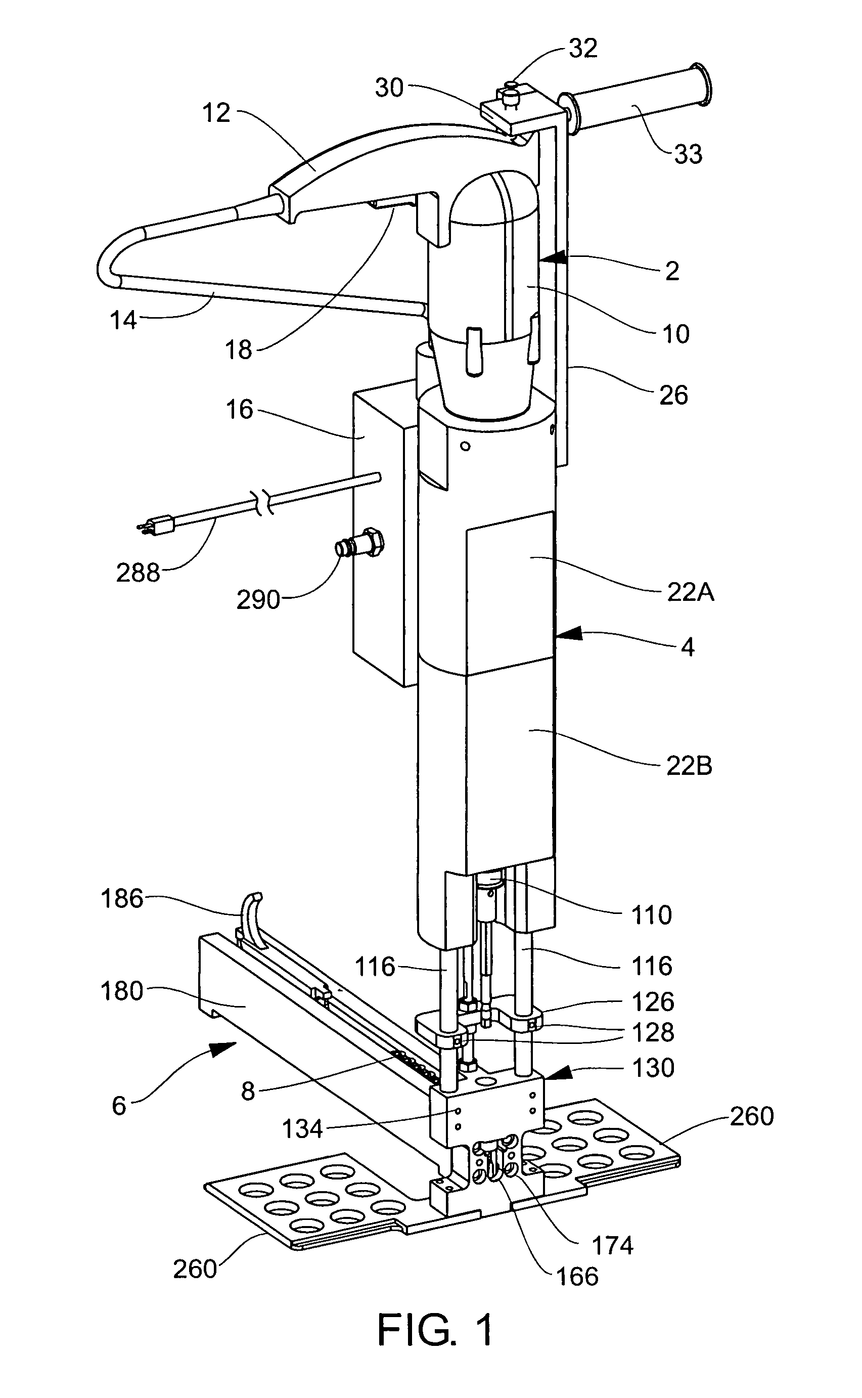 Apparatus and method for fastening together structural components